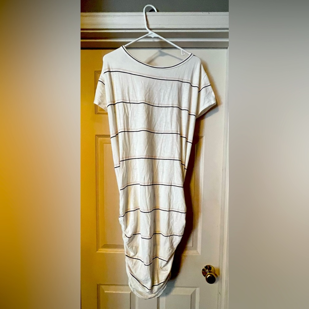Soft, striped swimsuit cover-up!